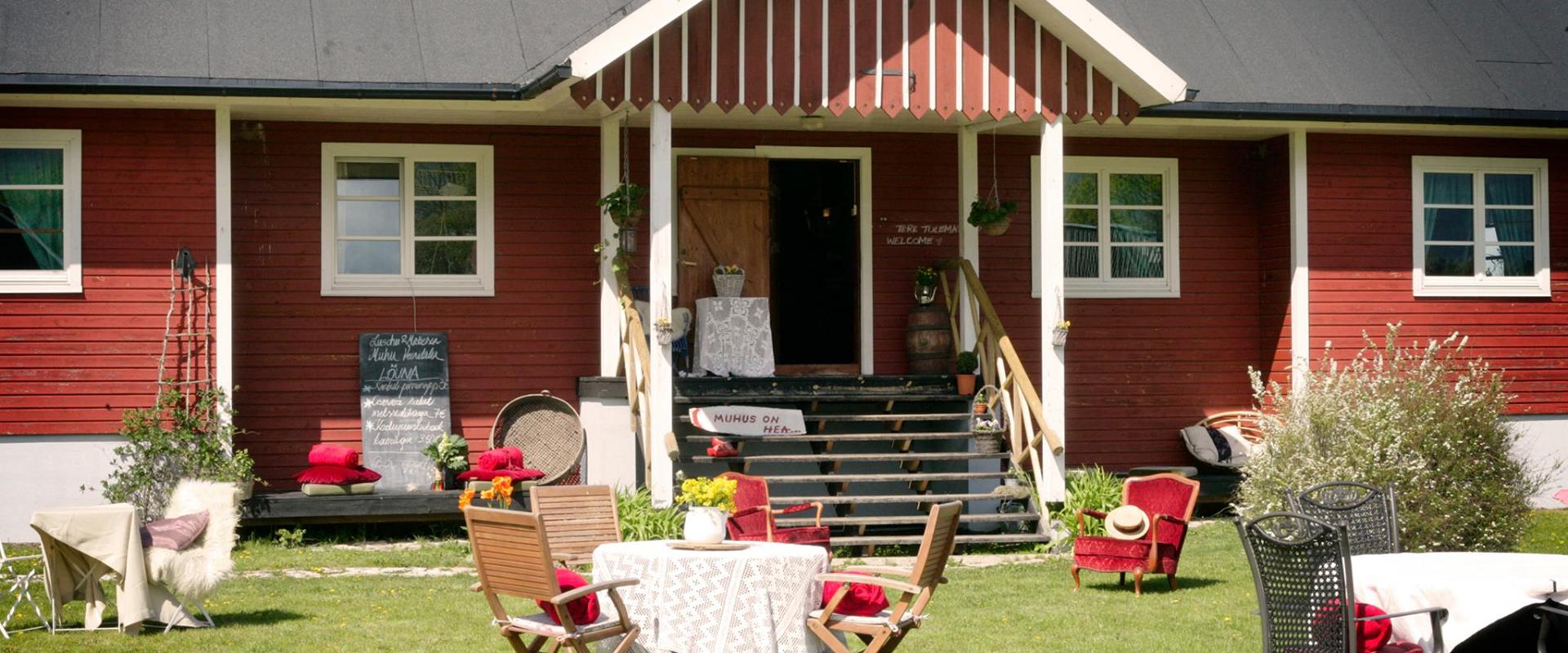Muhu Winehouse is the world’s northernmost wine tourism farm, offering accommodation for 20–30 guests in double rooms with all comforts. The winehouse