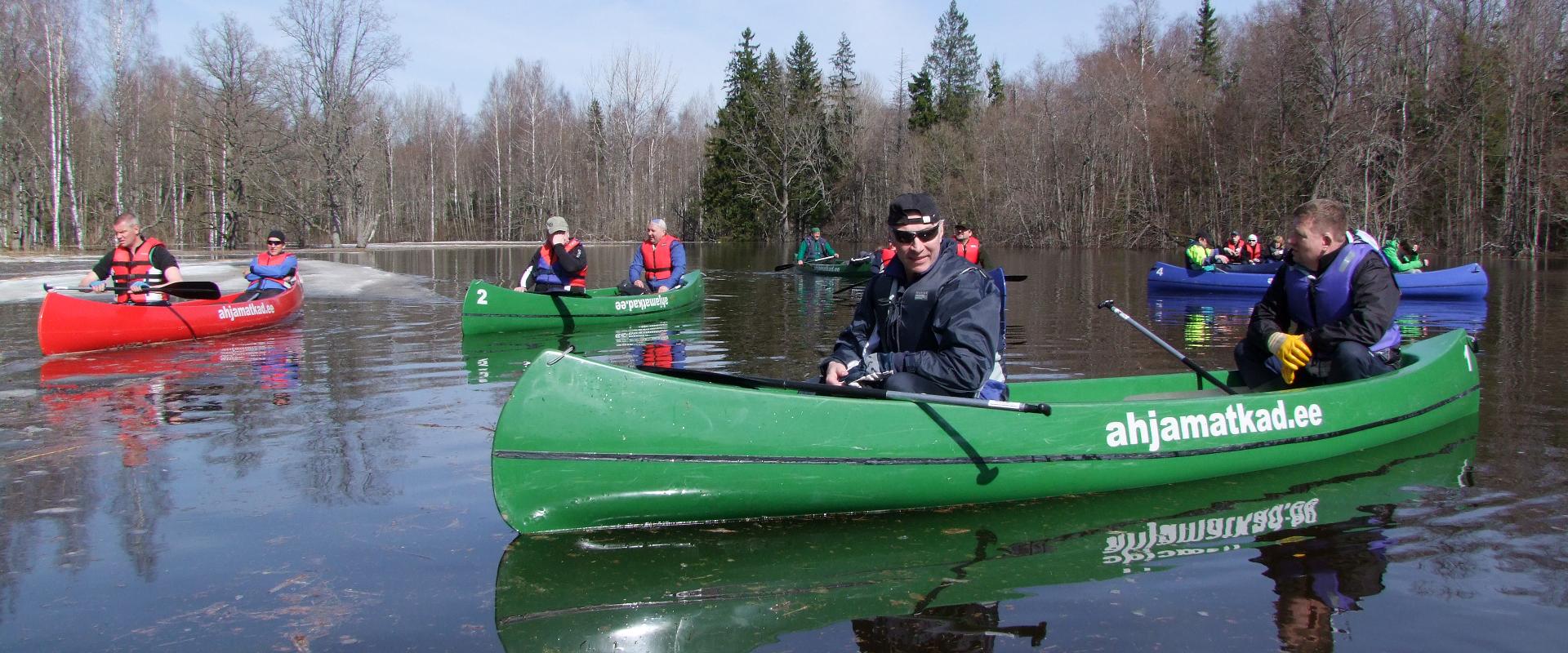 Soomaa National park and high water trips await you! The most memorable way of enjoying the Fifth Season - the period of spring flooding in the nation